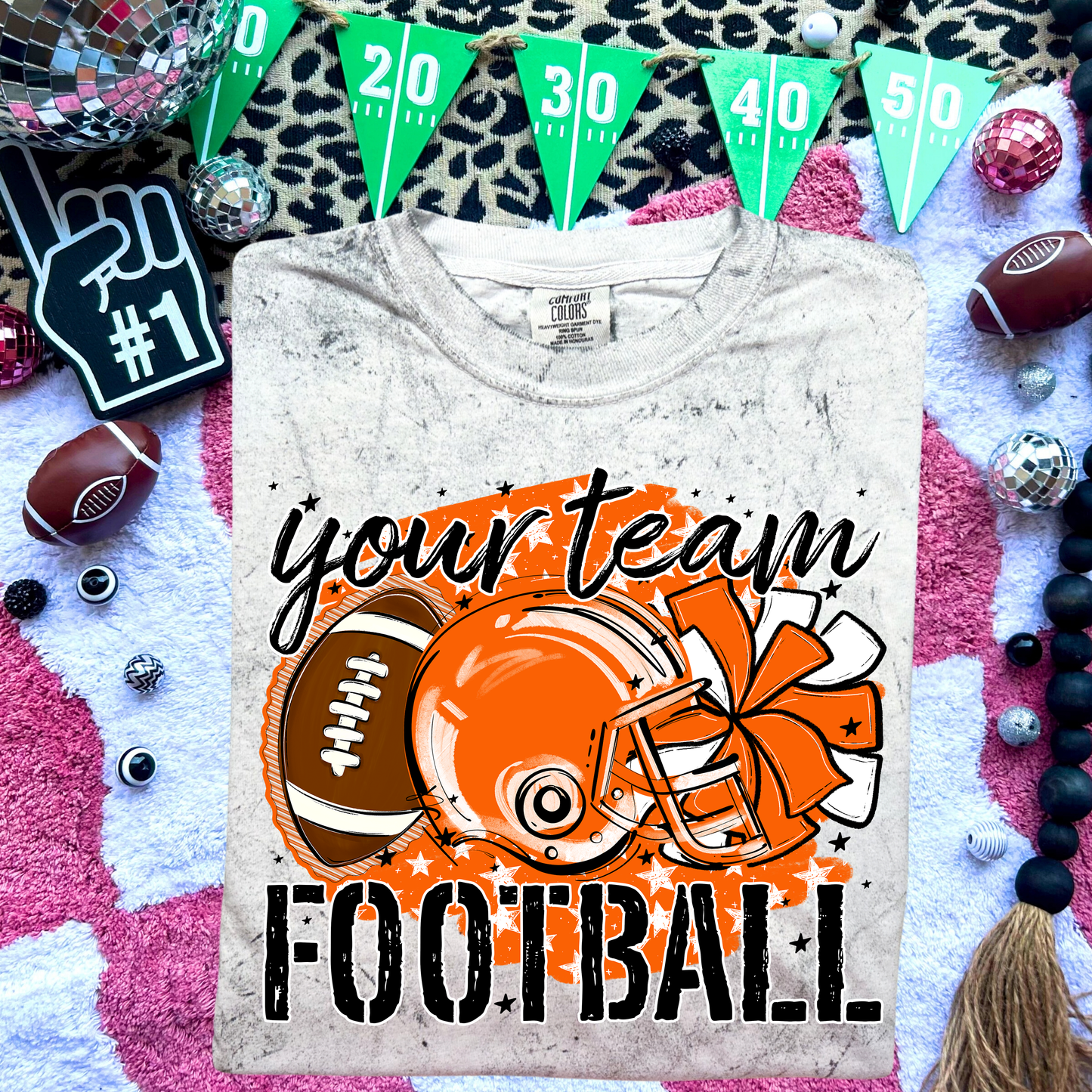 STARS FOOTBALL ORANGE