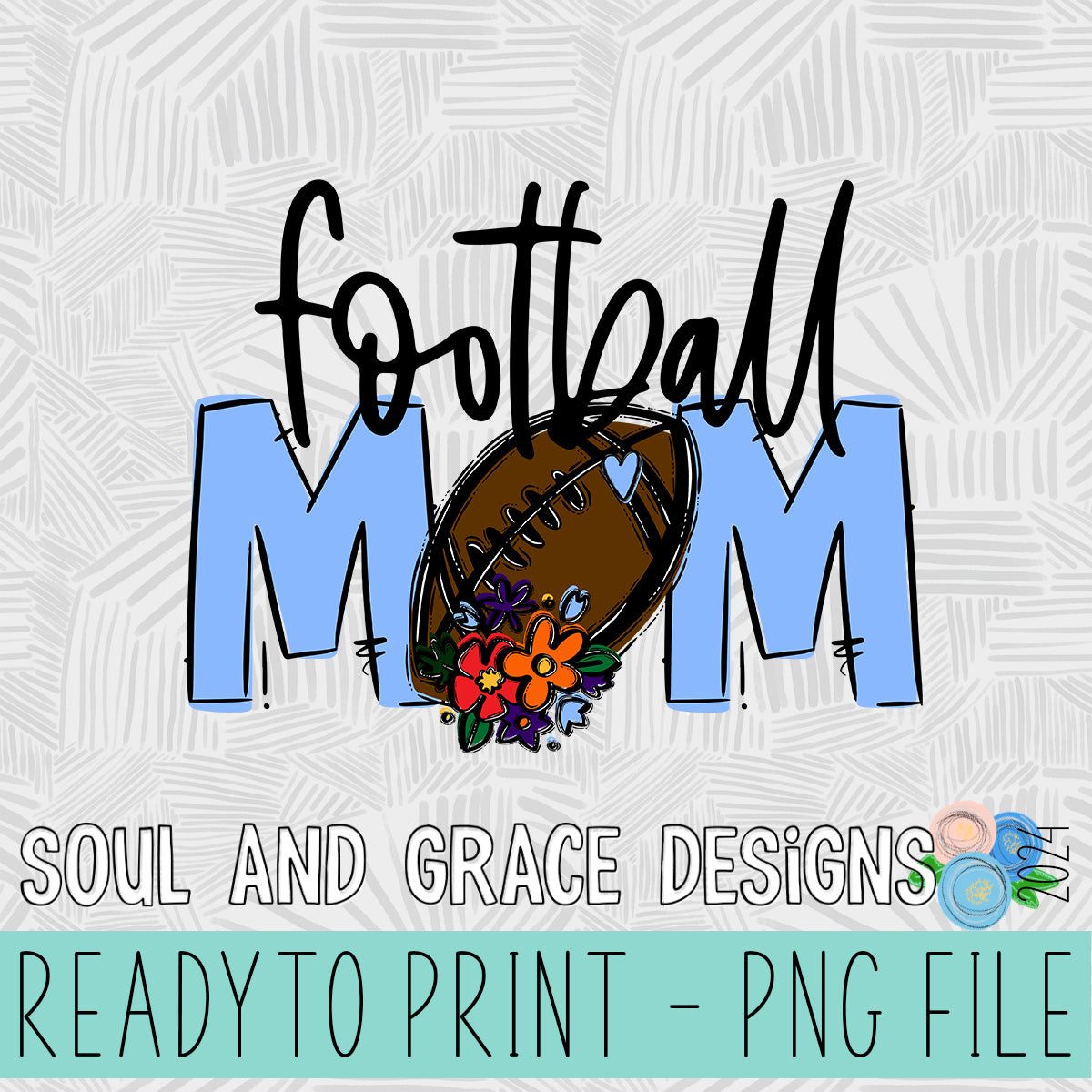 Football Mom Team Go