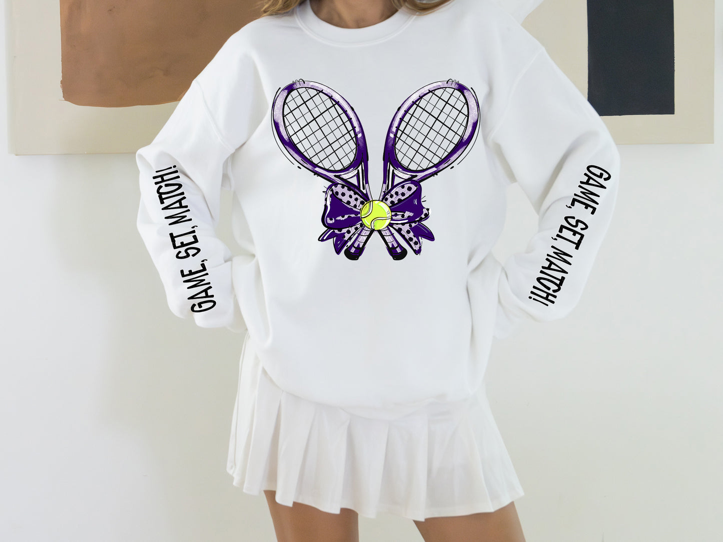 PURPLE GAME SET MATCH