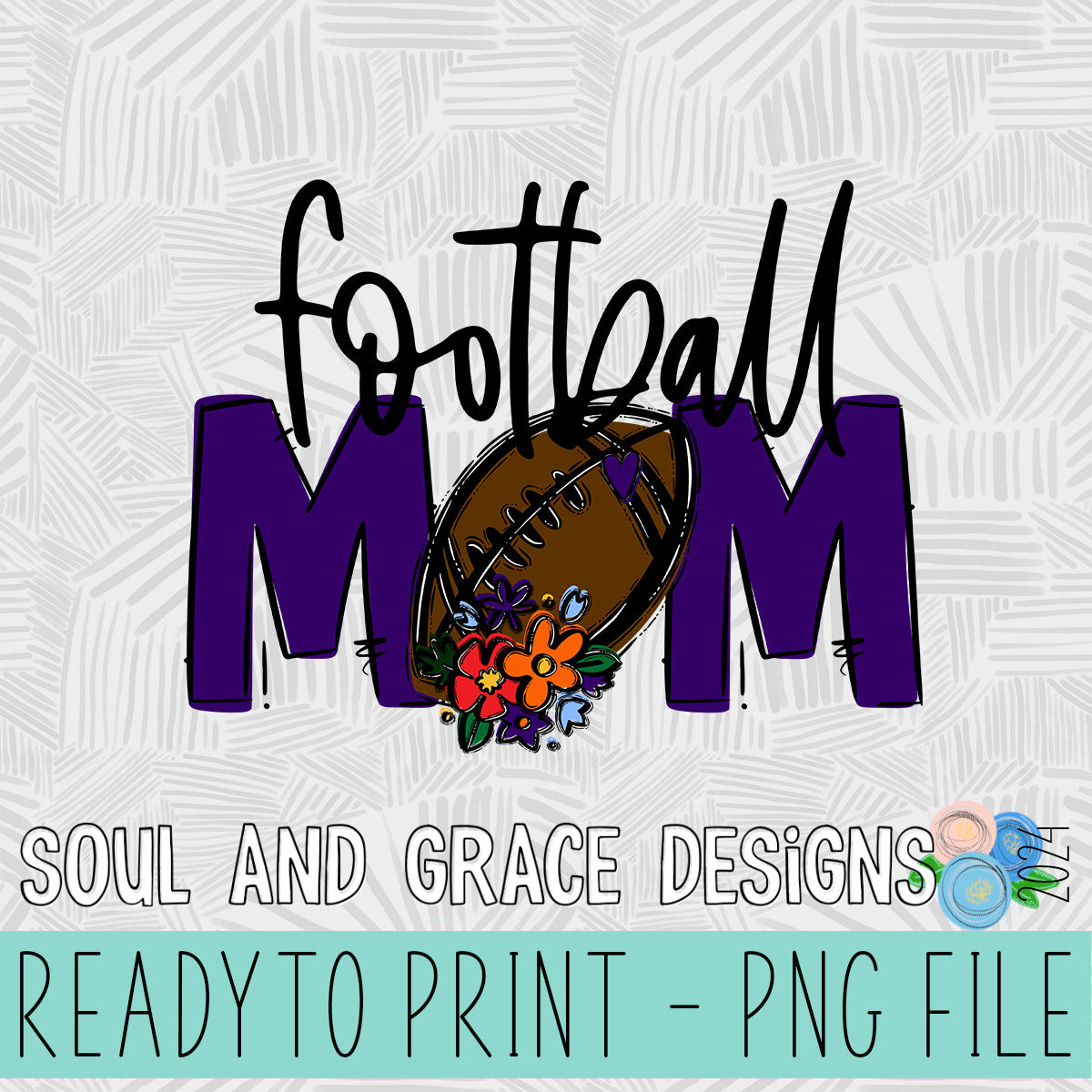 Football Mom Team Go