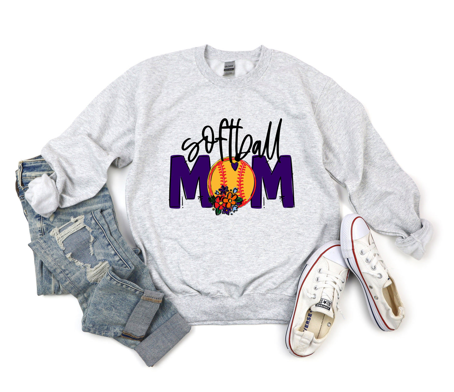 Softball Mom Team Go