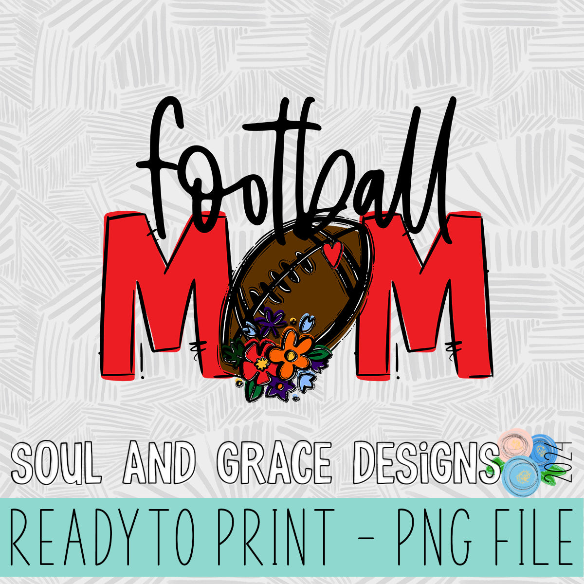 Football Mom Team Go