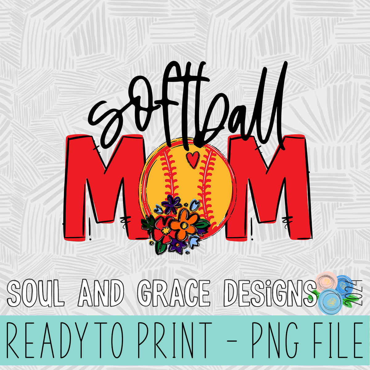 Softball Mom Team Go