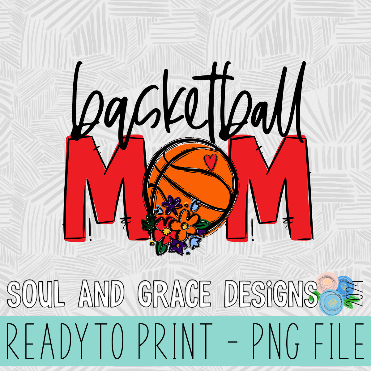 Basketball Mom Team Go