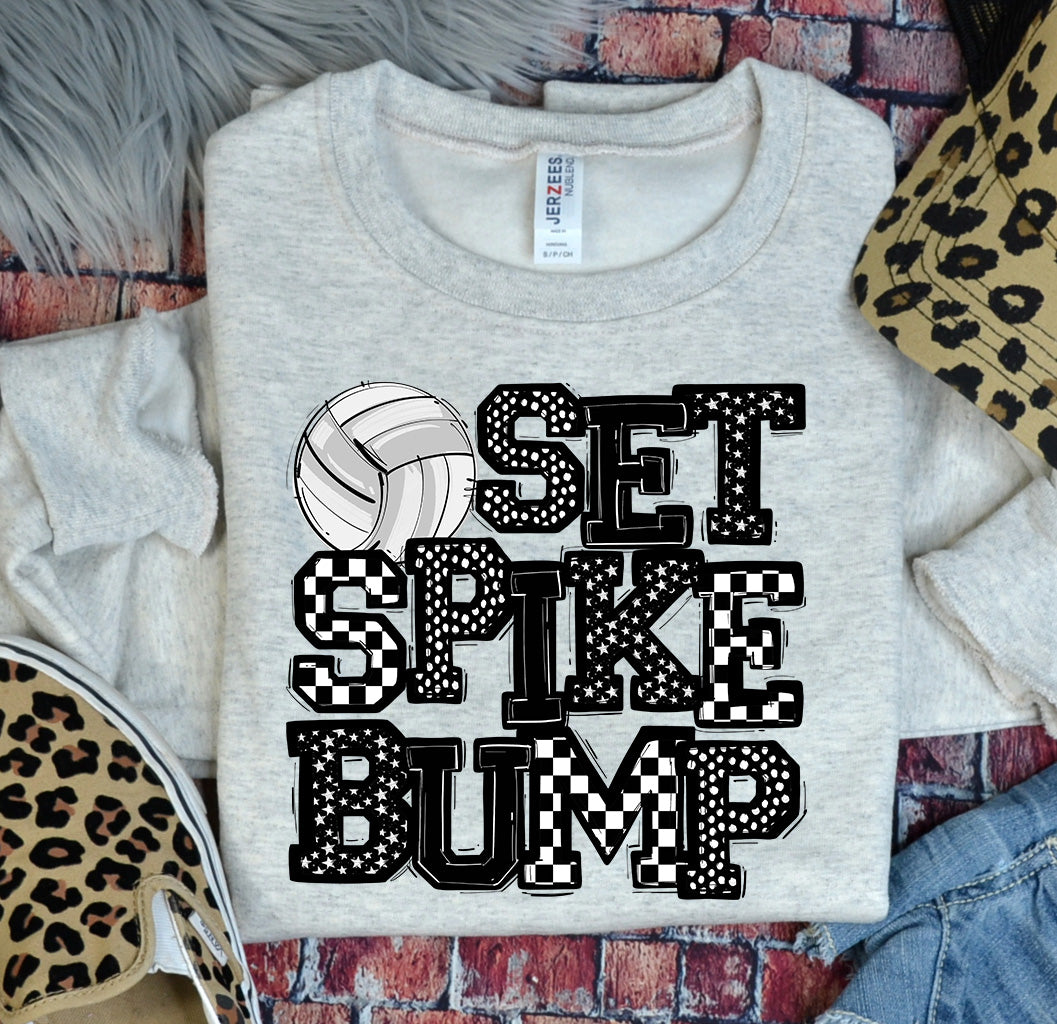 BLACK SET SPIKE BUMP
