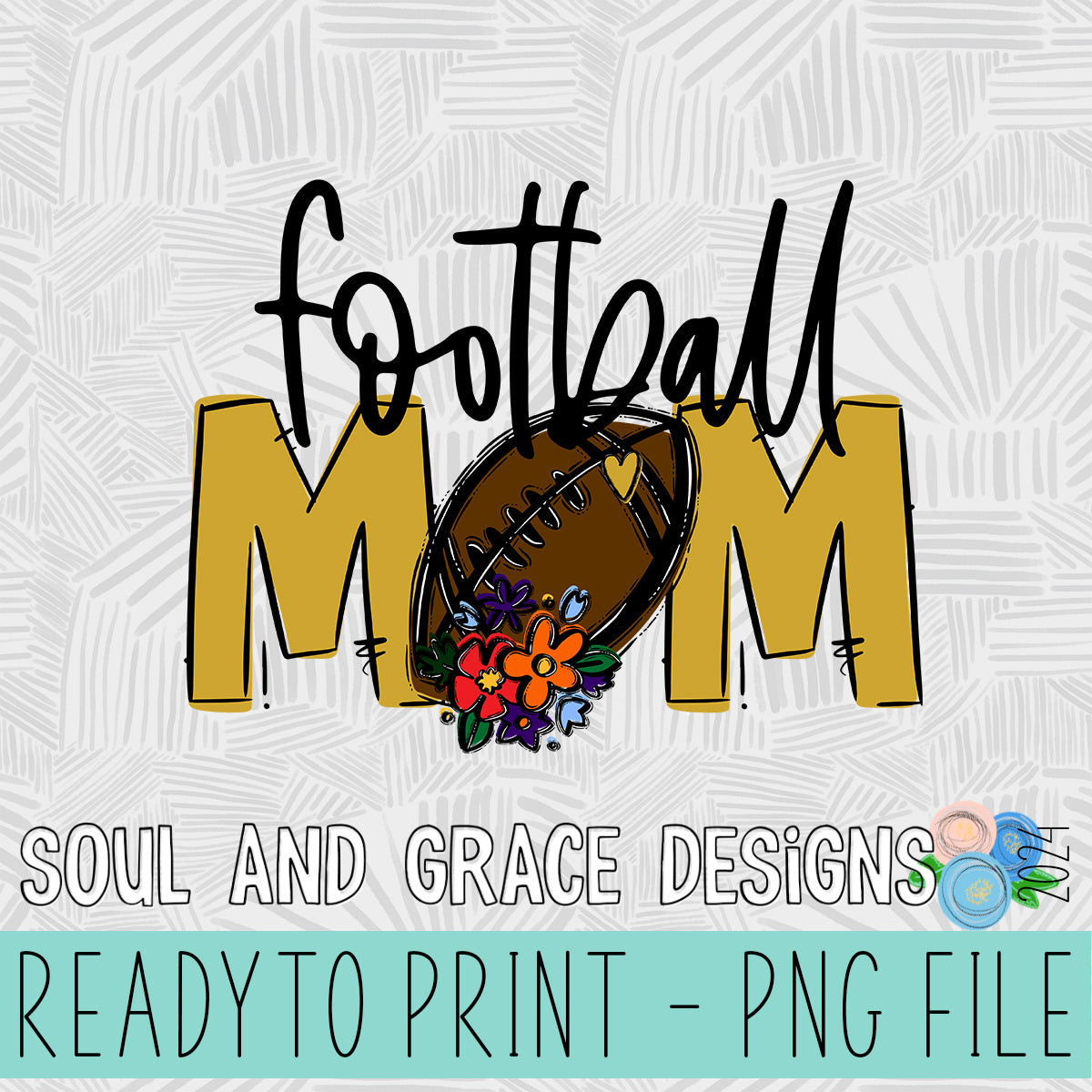 Football Mom Team Go