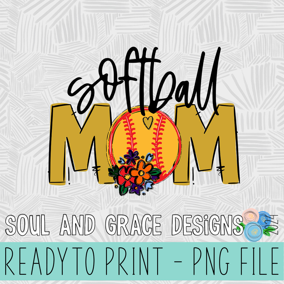 Softball Mom Team Go