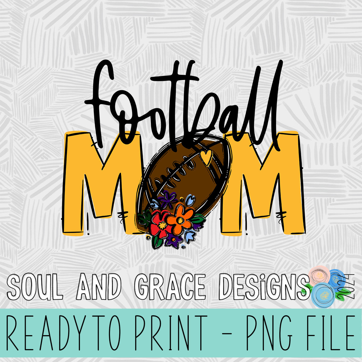 Football Mom Team Go