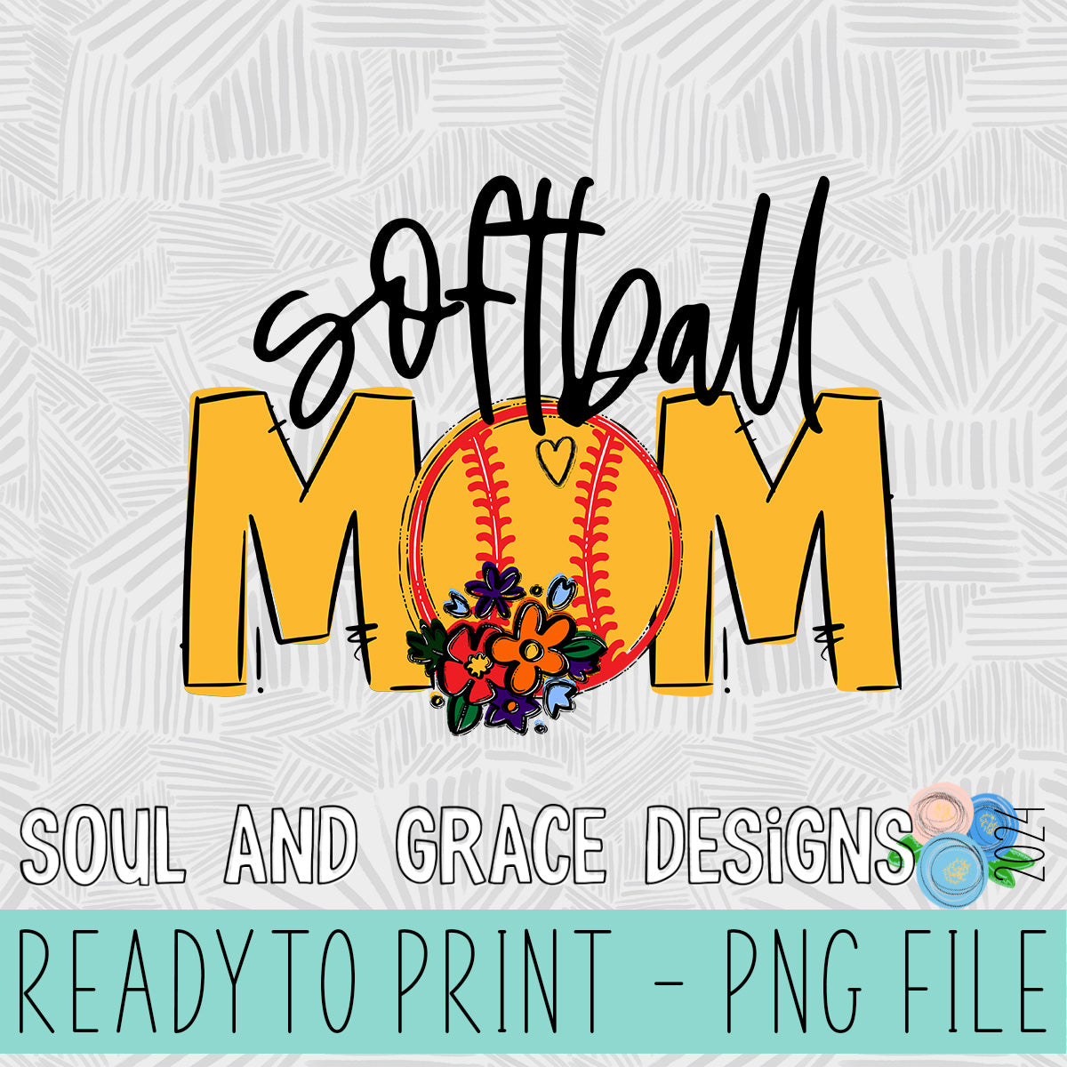 Softball Mom Team Go