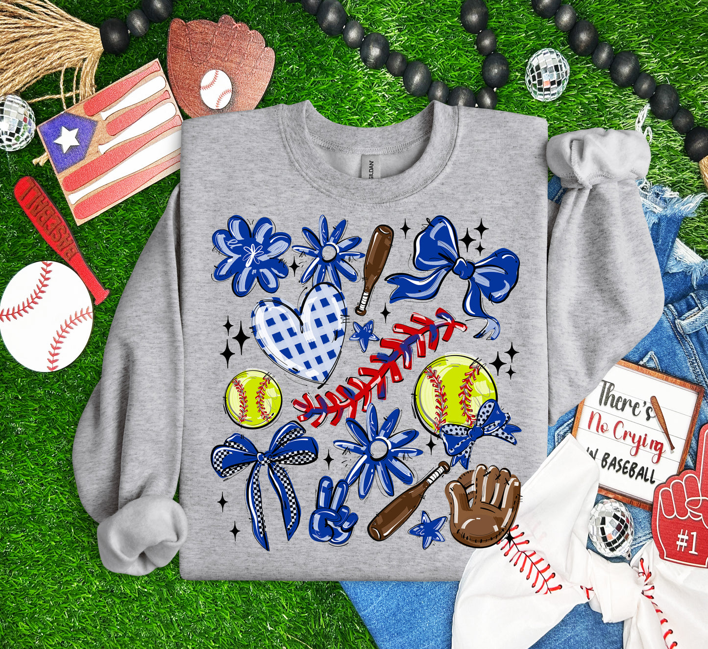ROYAL PLAY BALL COLLAGE SOFTBALL