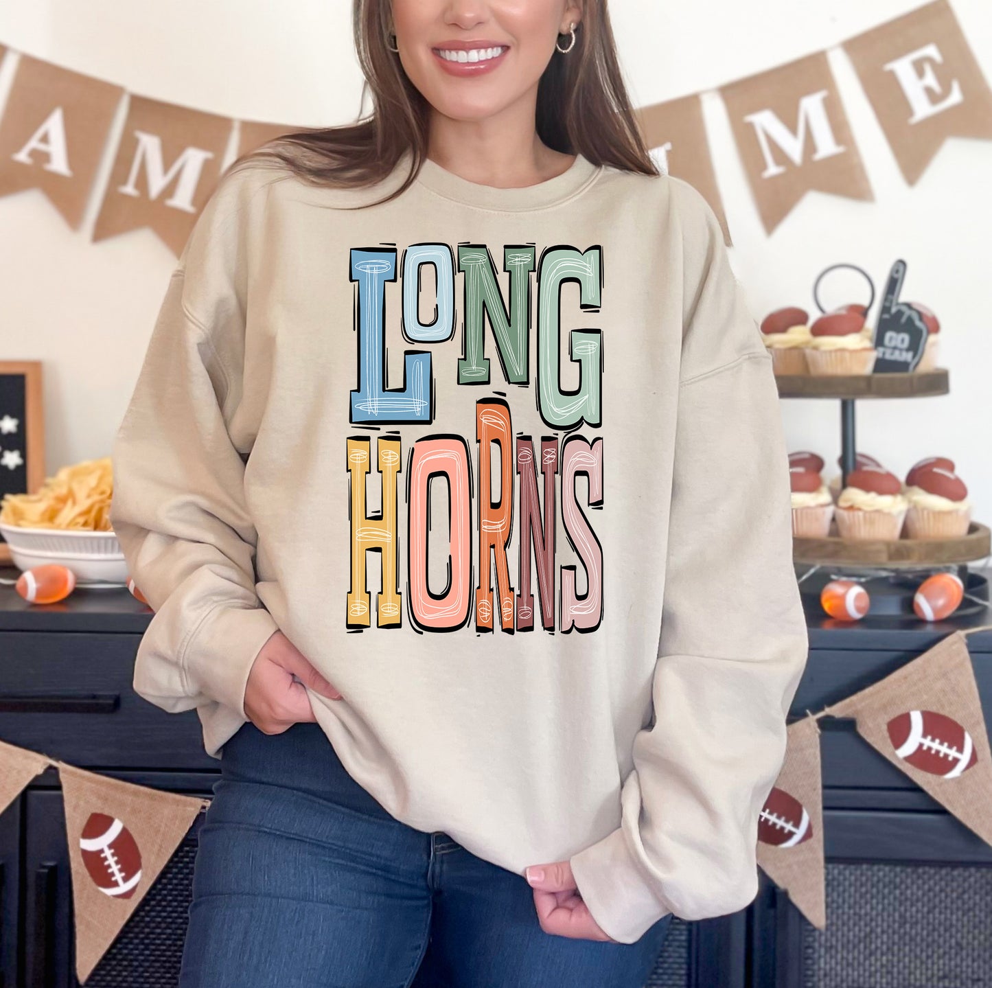 Boho Sports Longhorns