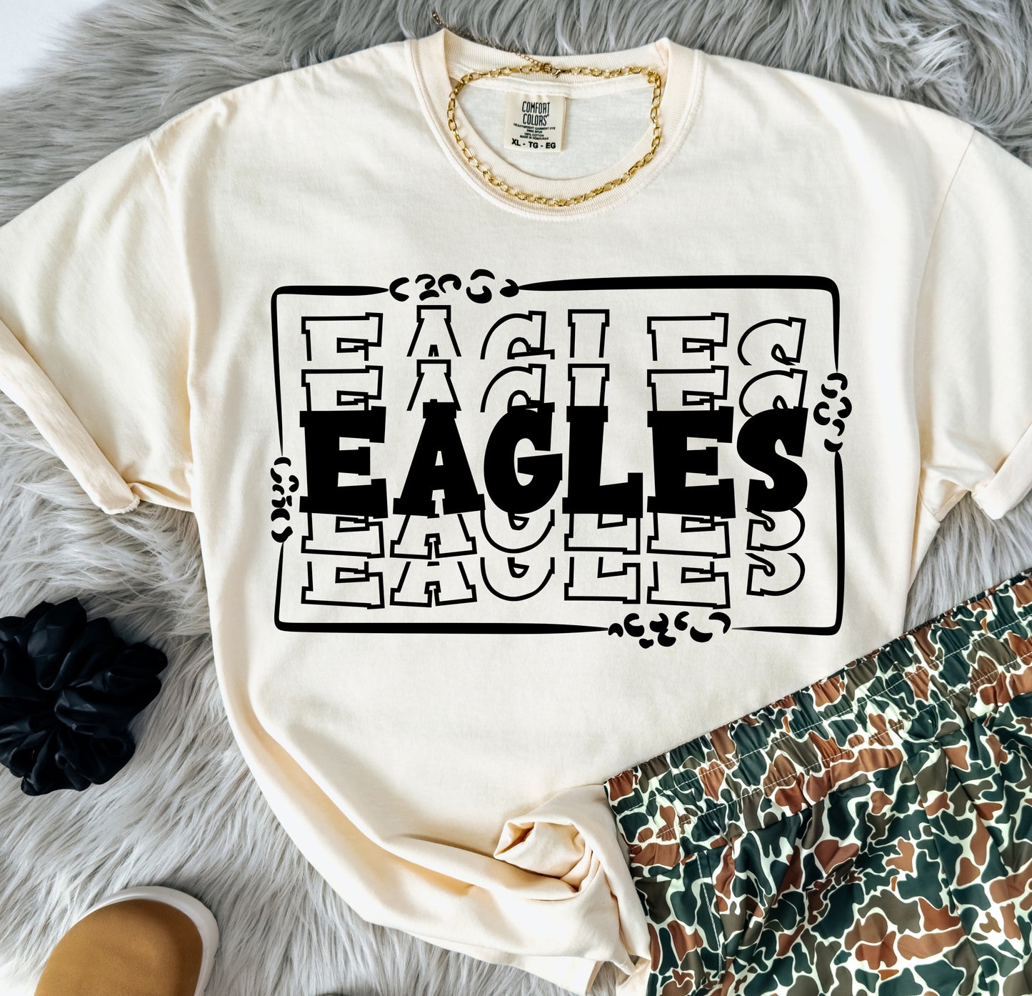 STACKED MASCOTS Eagles