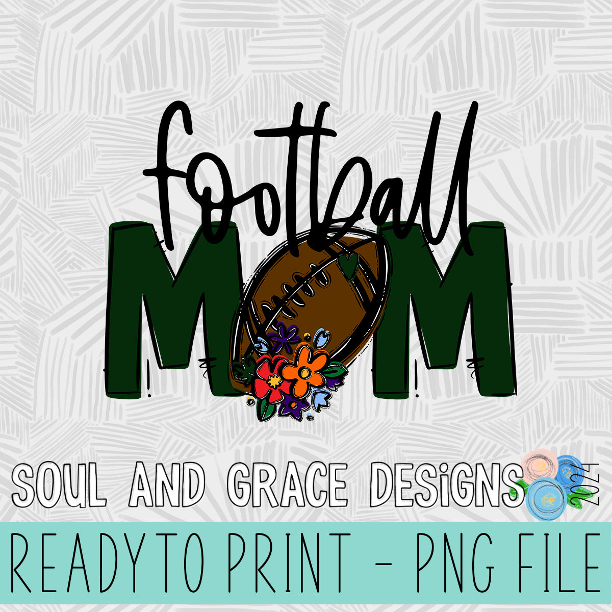 Football Mom Team Go