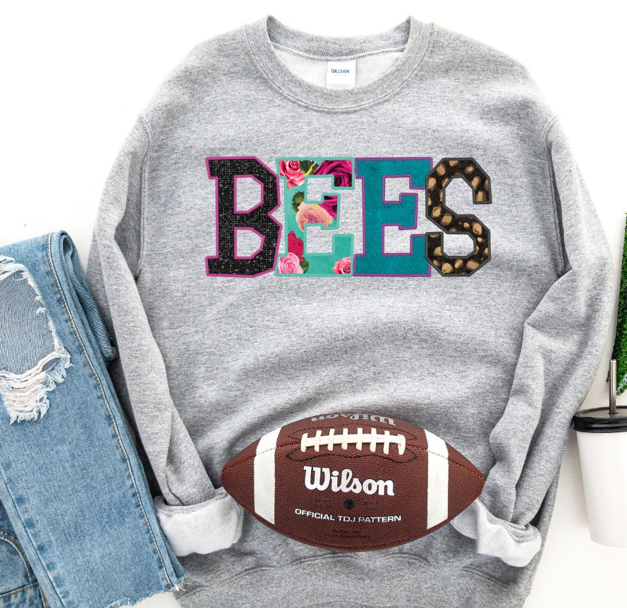 Bees Faux Applique