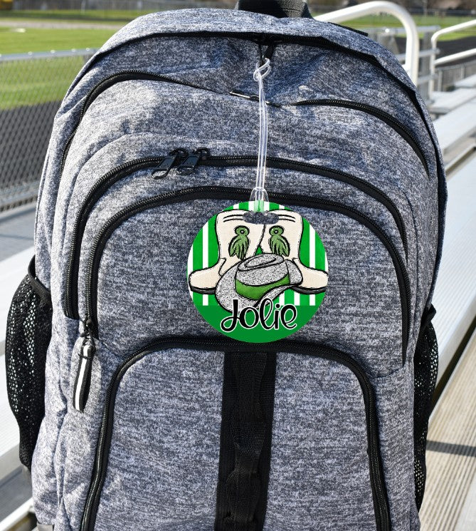 Drill Team - Dance - Bag Tag - Door Hanger - Ornament - Green