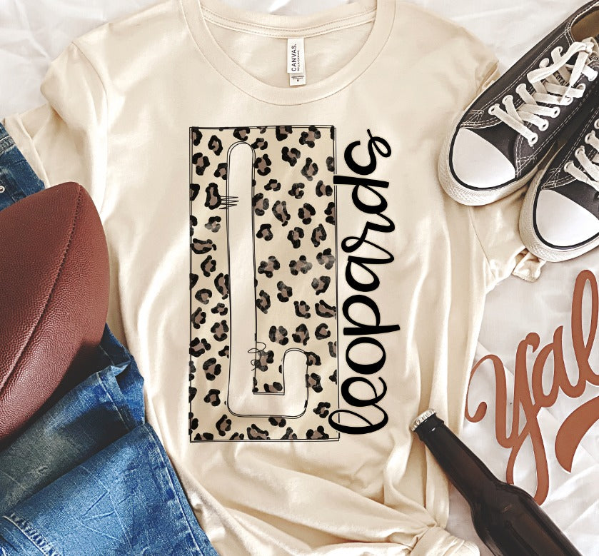 Boxed Leopard Mascots Leopards