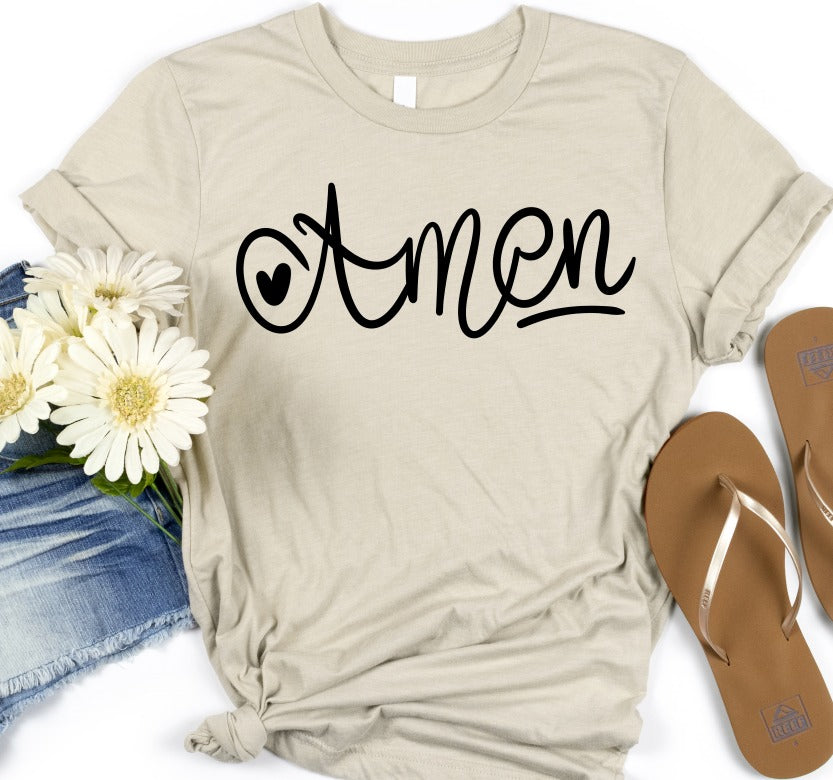 Amen Hand Lettered