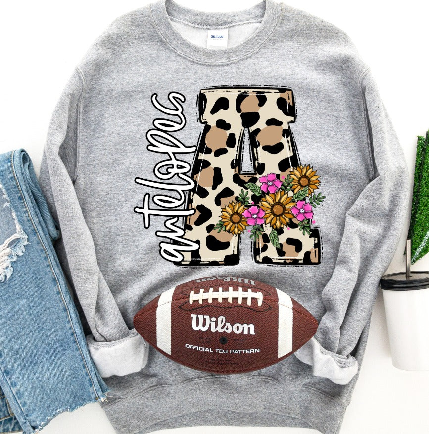 The Throwback - Leopard and Floral  Alphabet