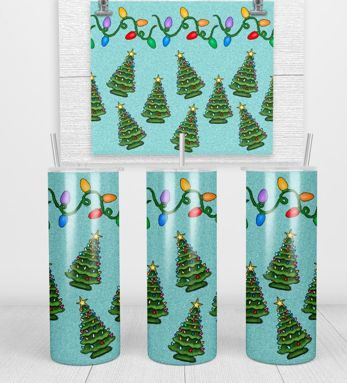 Ceramic Christmas Tree Tumbler Wrap