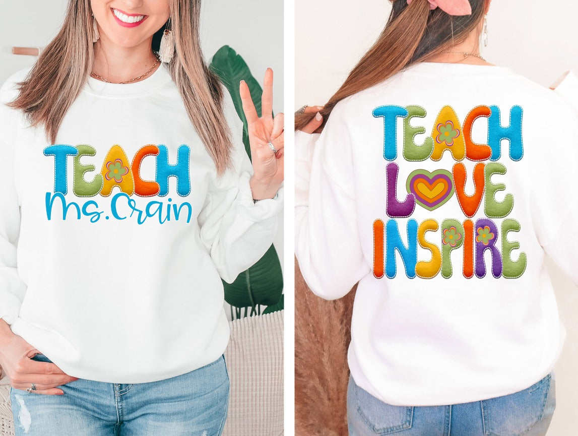 Teach Love Inspire Retro Set