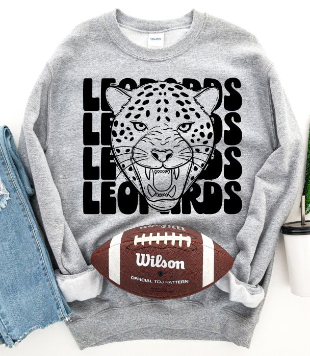Leopards Tall Stacked Mascot