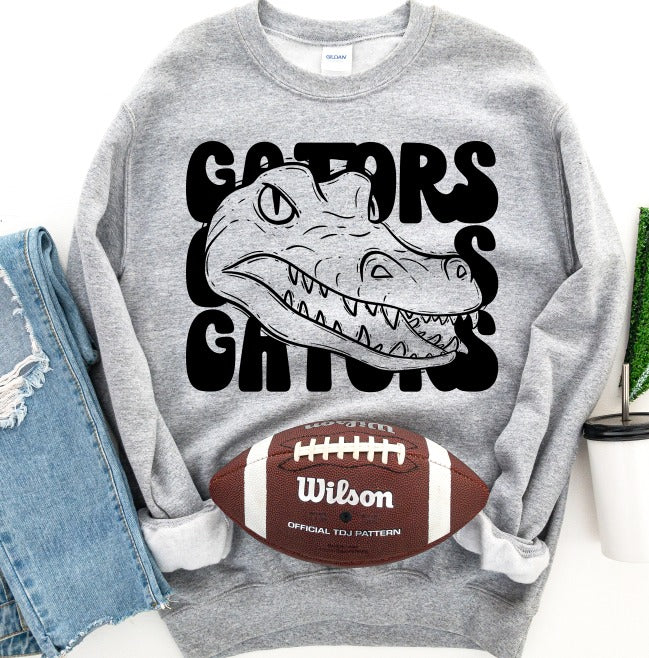 Gators Stacked Mascot