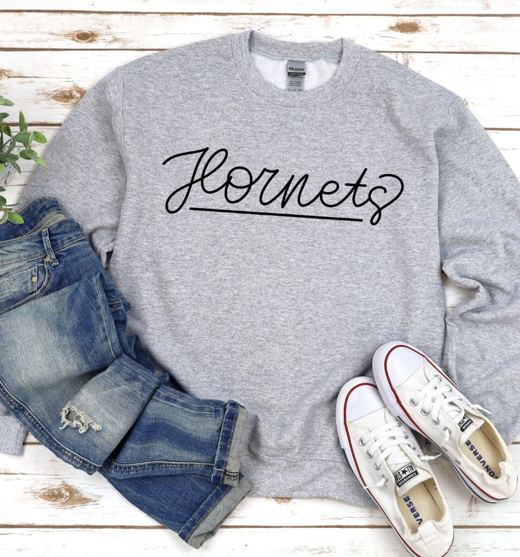 Hand Lettered Hornets