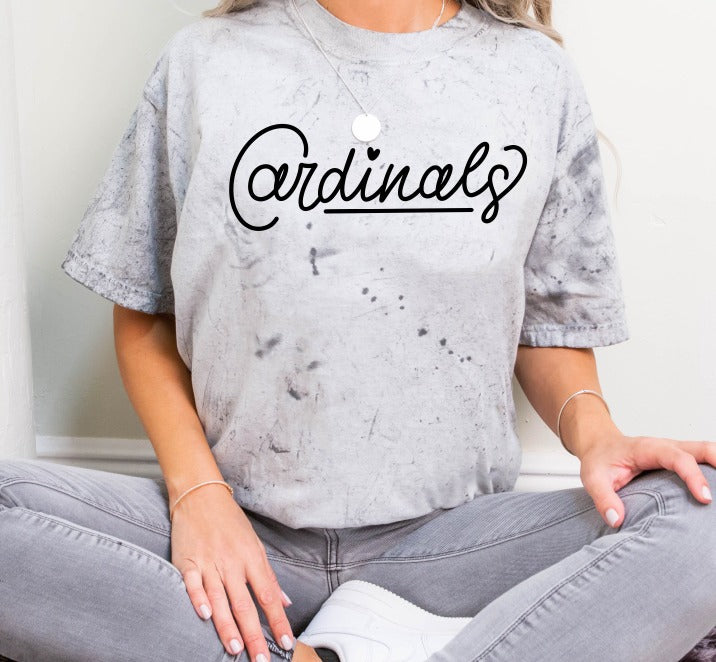 Hand Lettered Cardinals