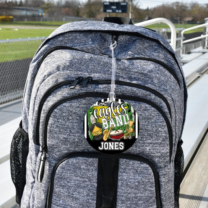 Band Tag Ornament Yellow