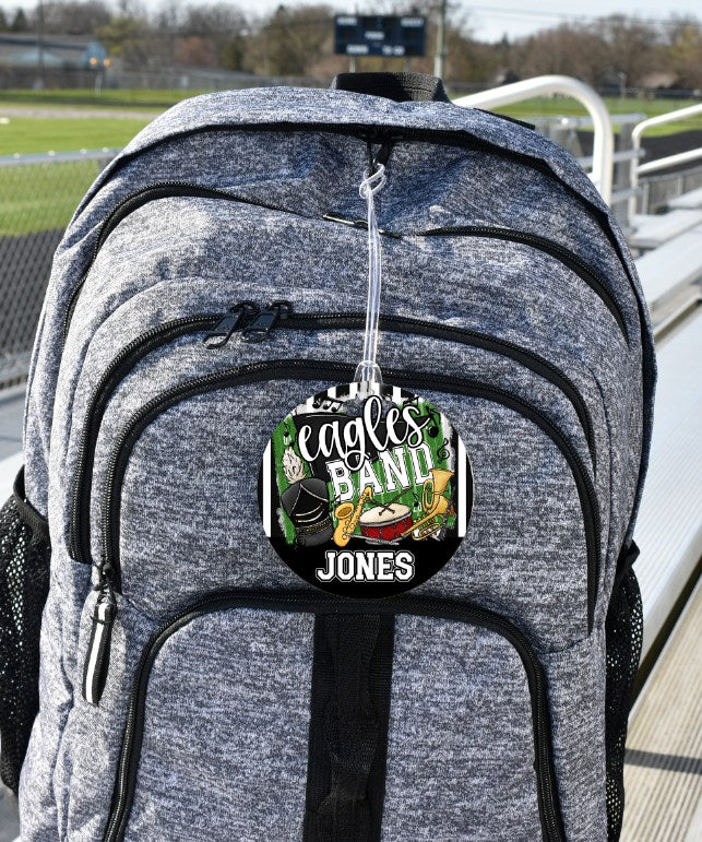 Band Tag Ornament Black