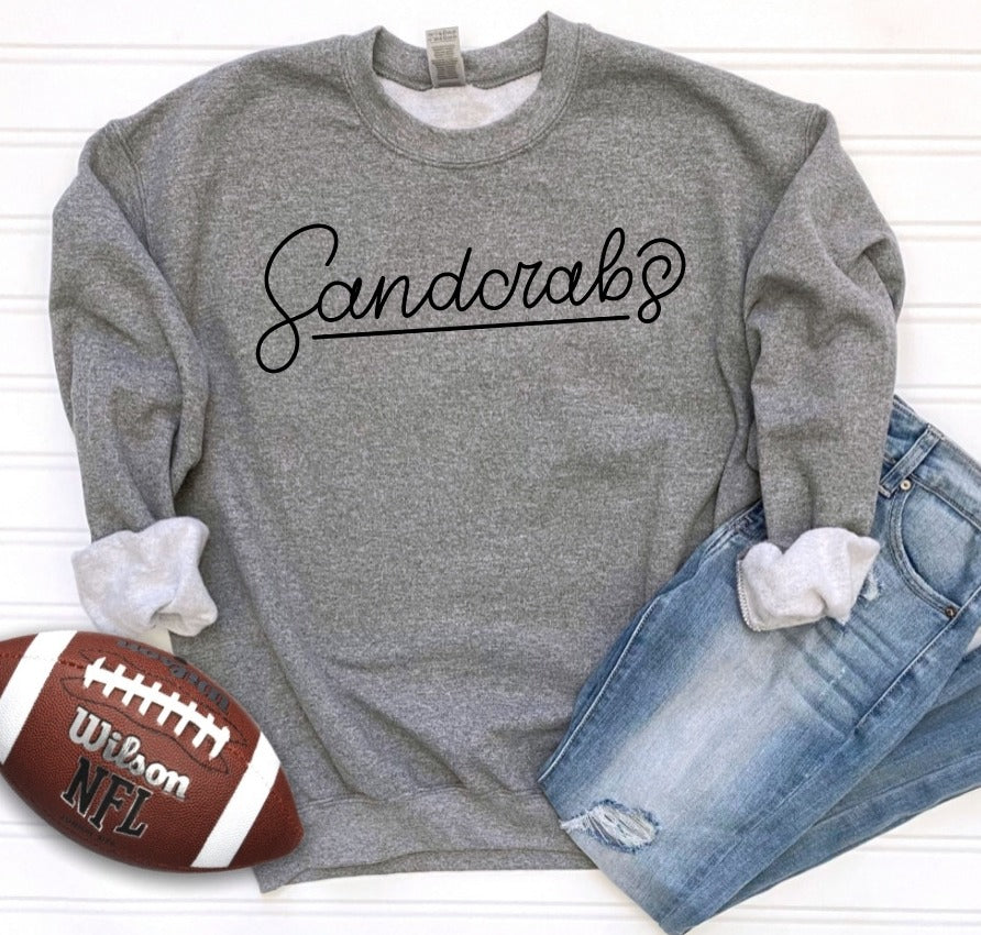 Hand Lettered Sandcrabs