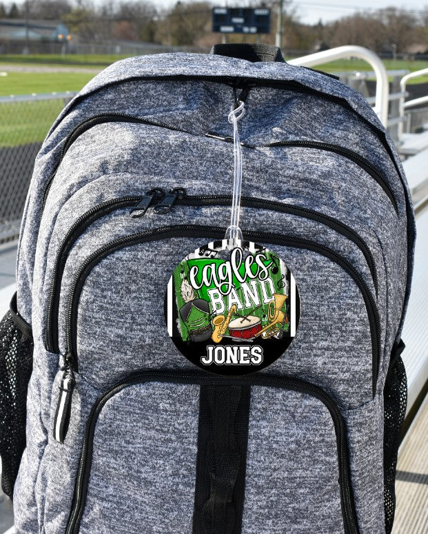 Band Tag Ornament Green