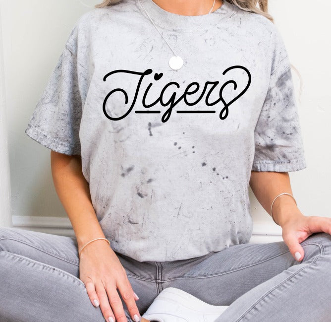 Hand Lettered Tigers