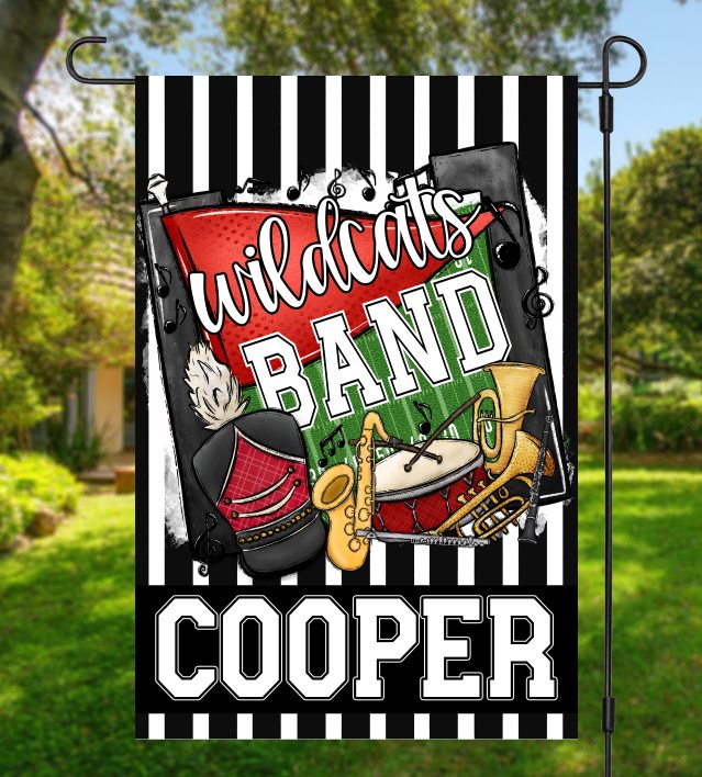 Band Pennant Flag - Red