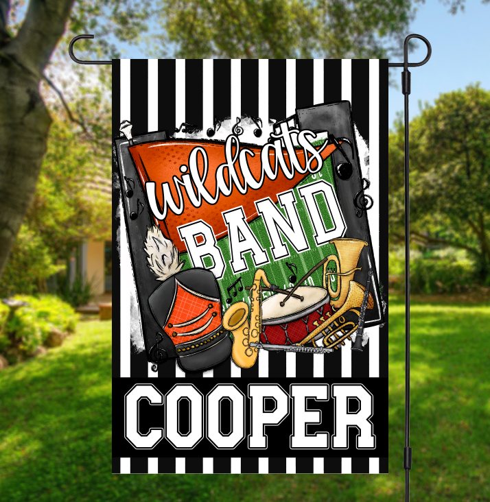 Band Pennant Flag - Orange