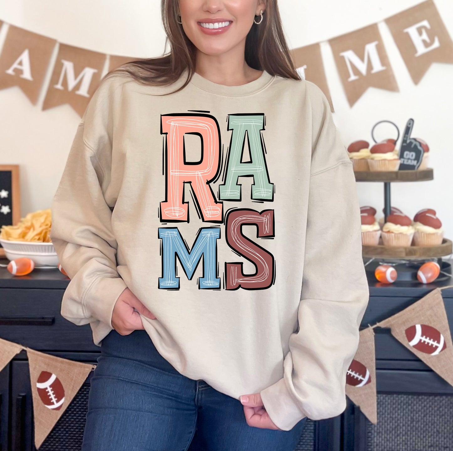 Boho Sports Rams