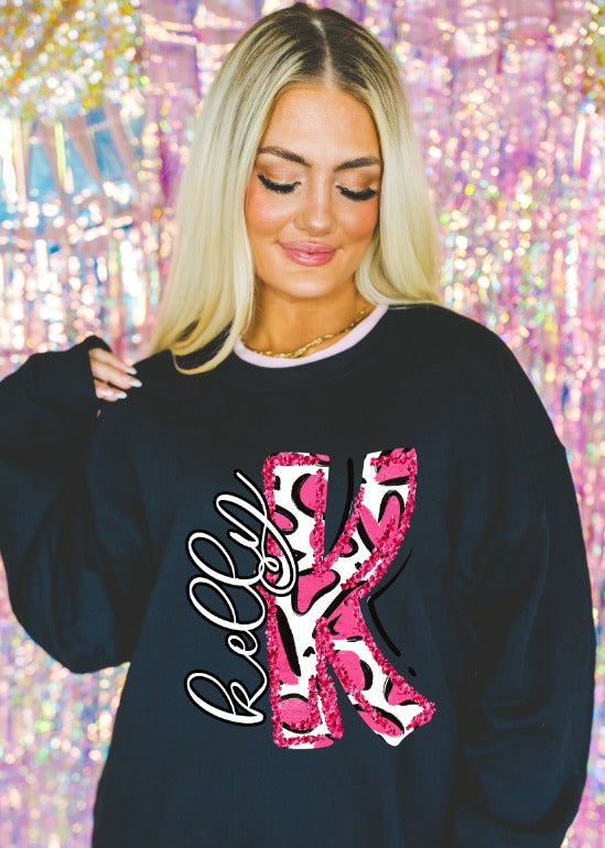 Valentine Sparkle Heart Alphabet