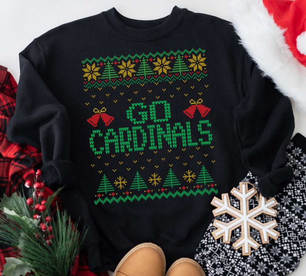 Ugly Sweater Mascot Cardinals