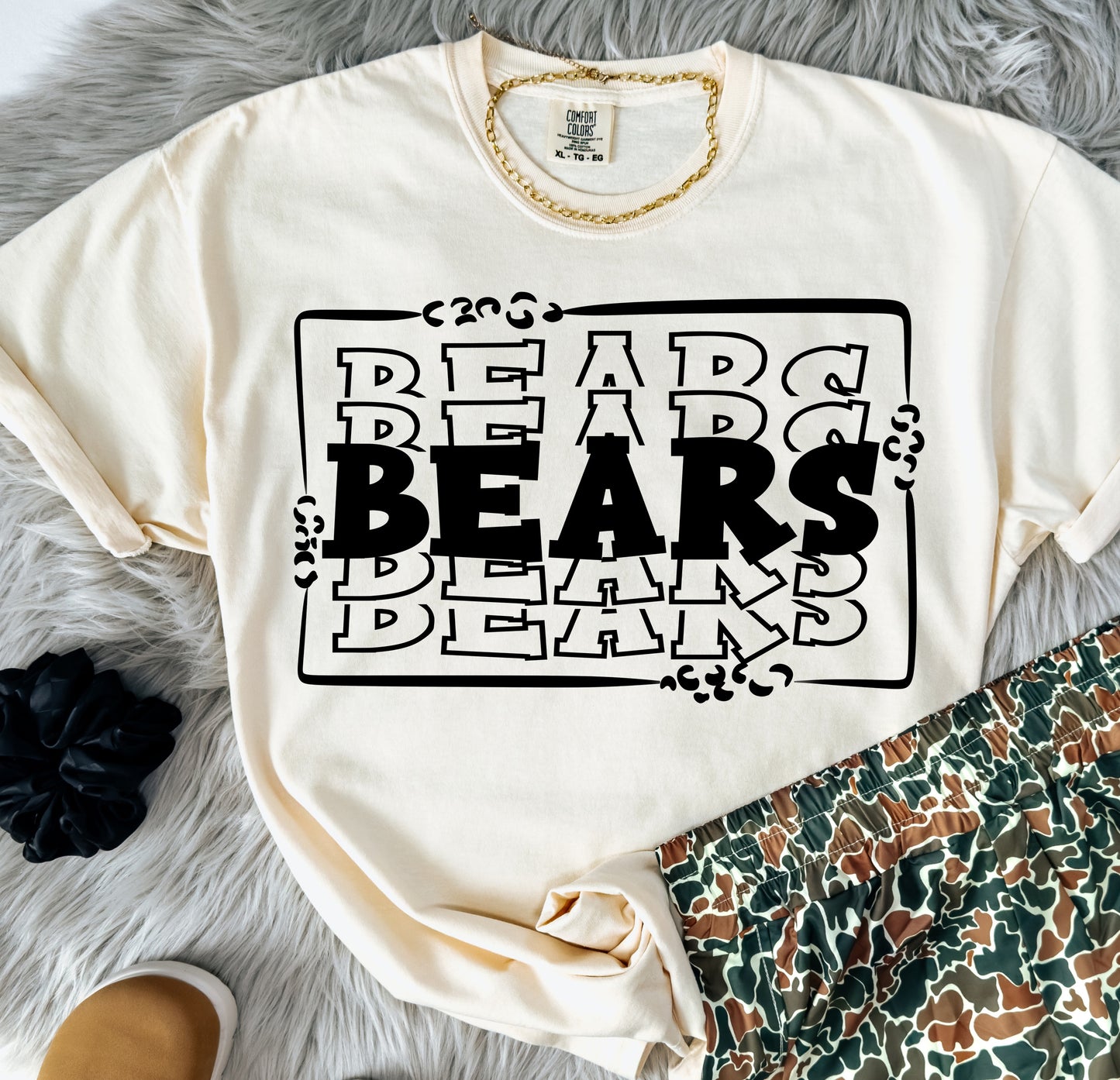 STACKED MASCOTS Bears