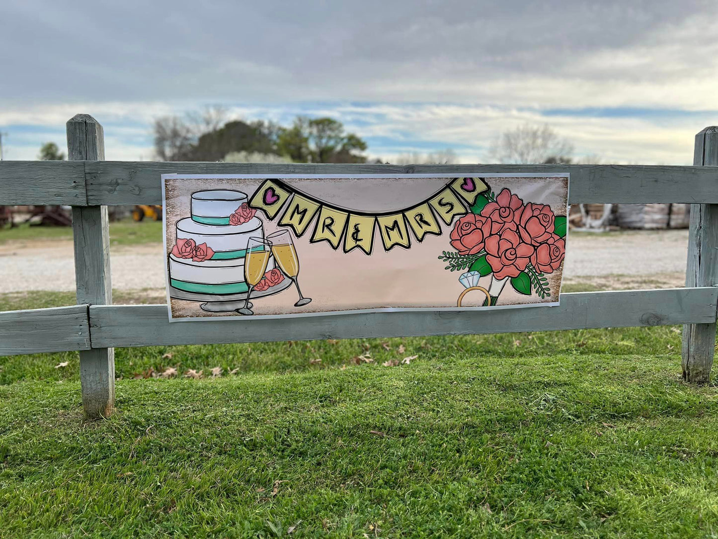 Mr. & Mrs. Wedding Printable Banner