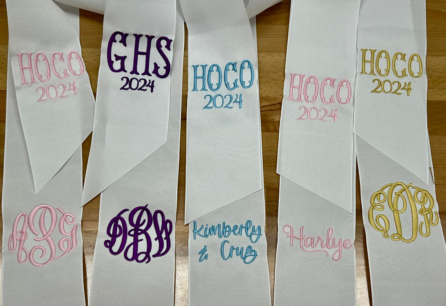 Personalized Keepsake Bouquet Ribbon