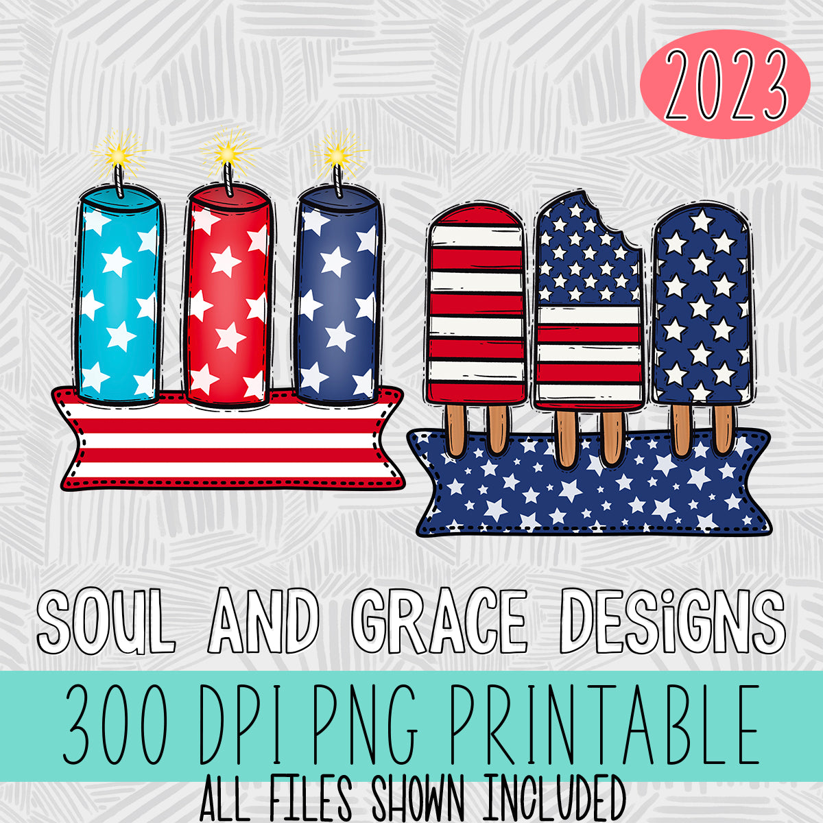 Patriotic Add A Name Set