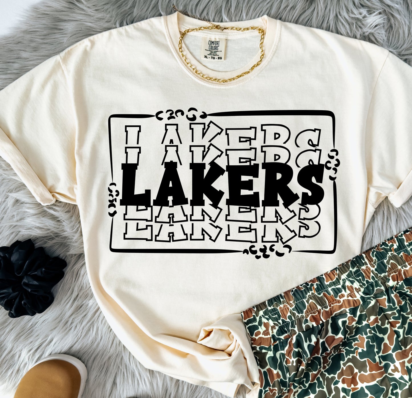 STACKED MASCOTS Lakers