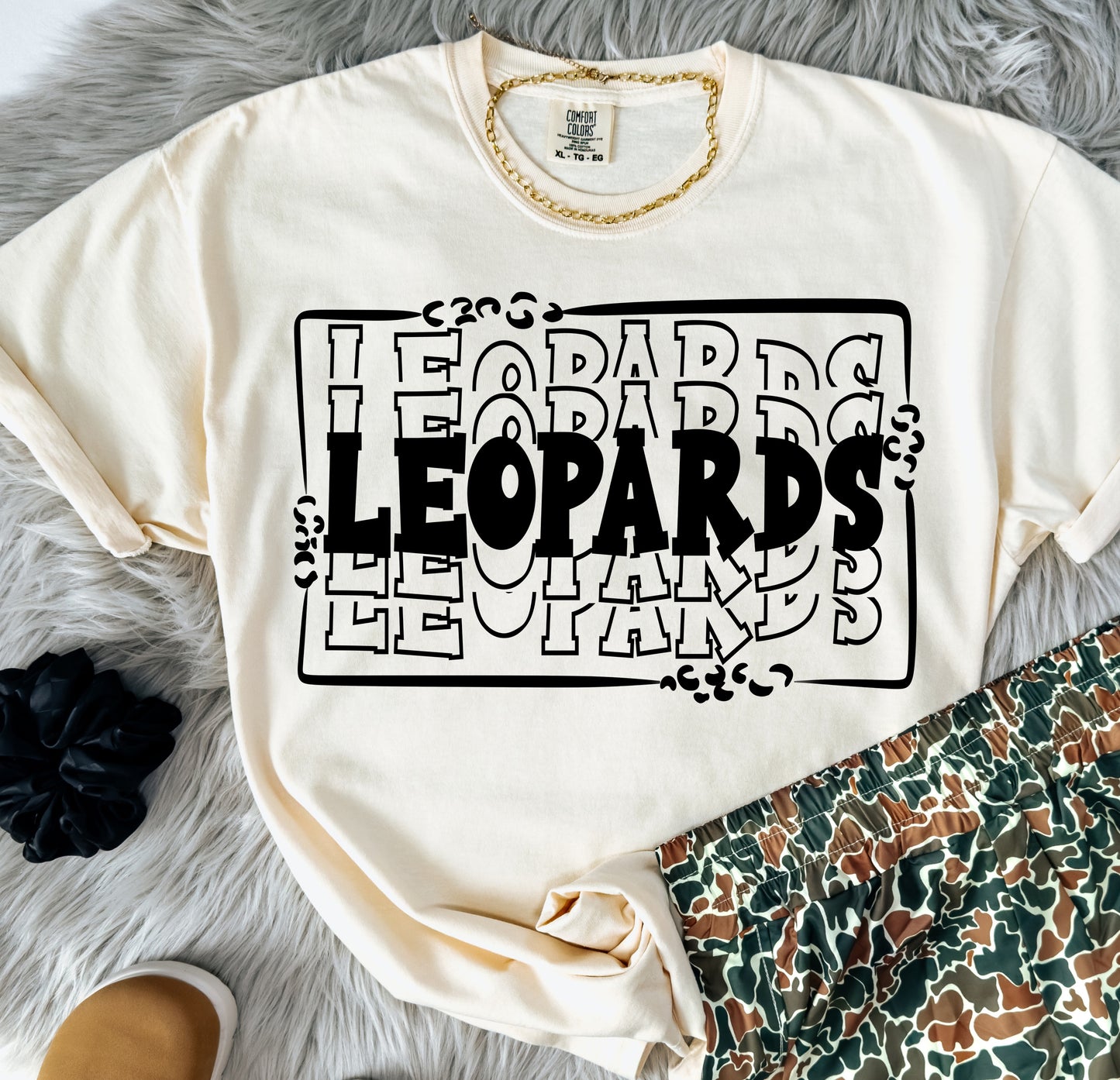 STACKED MASCOTS Leopards