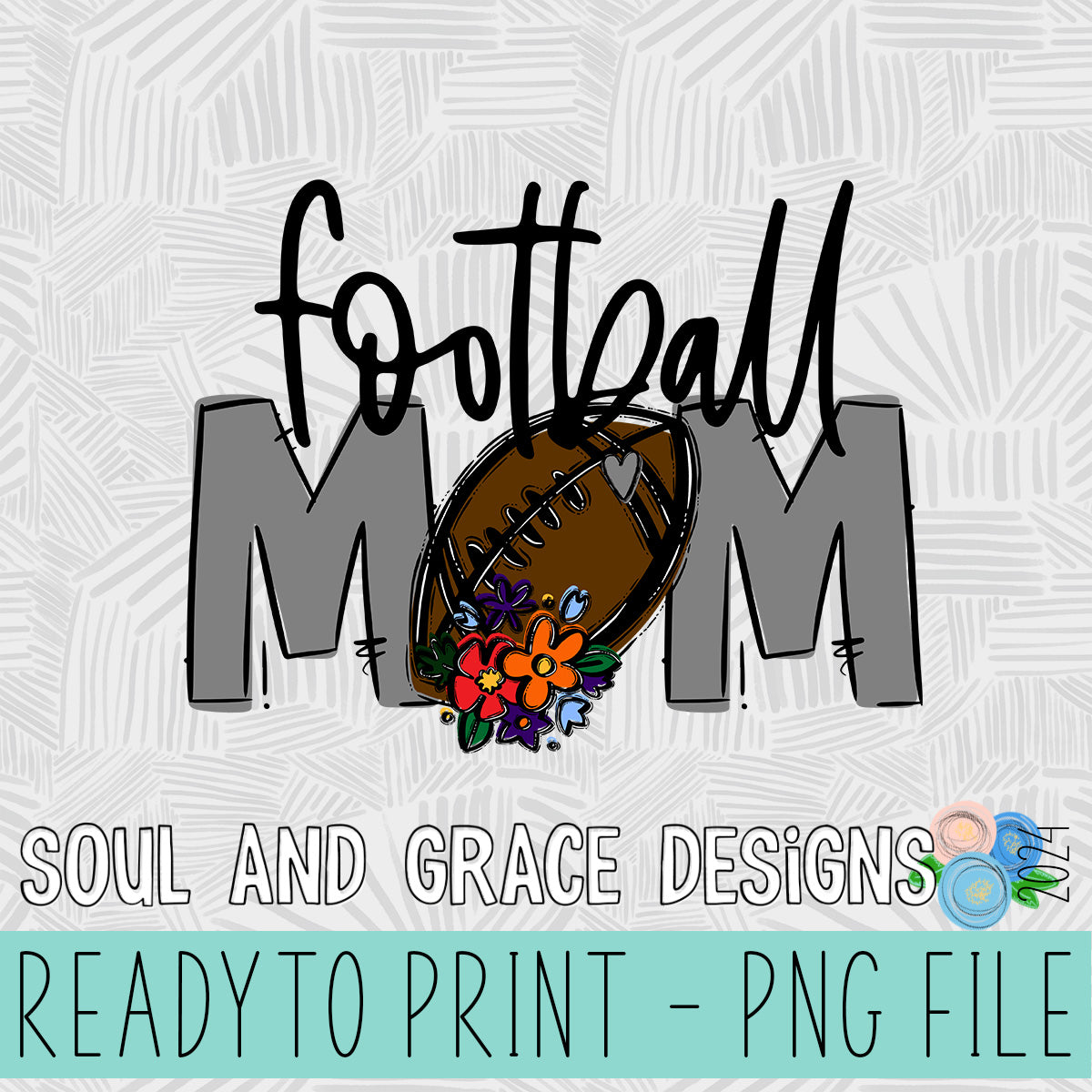 Football Mom Team Go