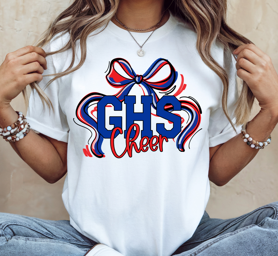 🔴 GHS Cheer Tee – Bella Canvas | $22