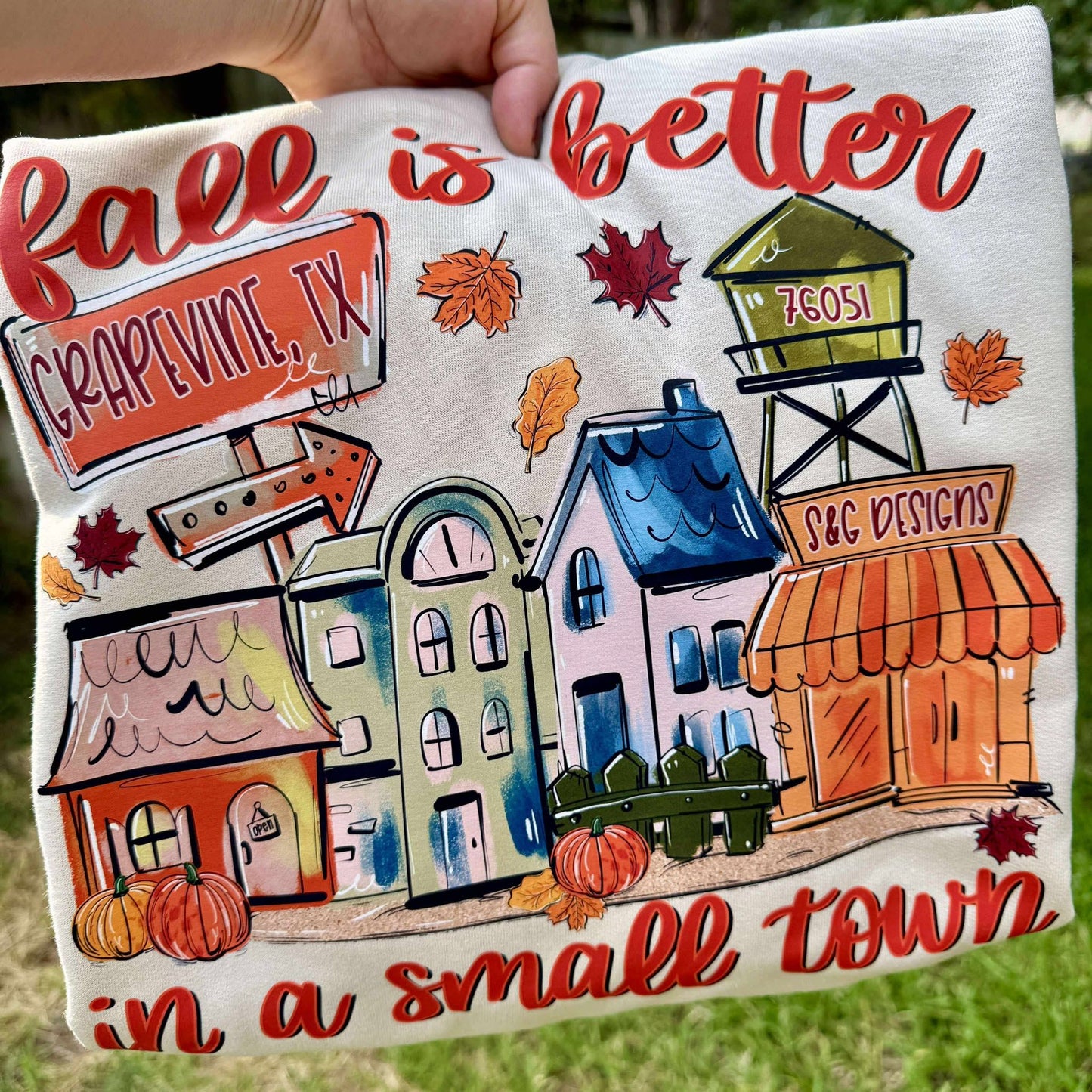 FALL IS BETTER IN A SMALL TOWN CUSTOM