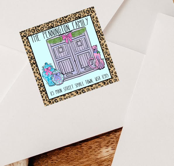 MAHJONG LABELS AND ORNAMENTS SQUARE ONE