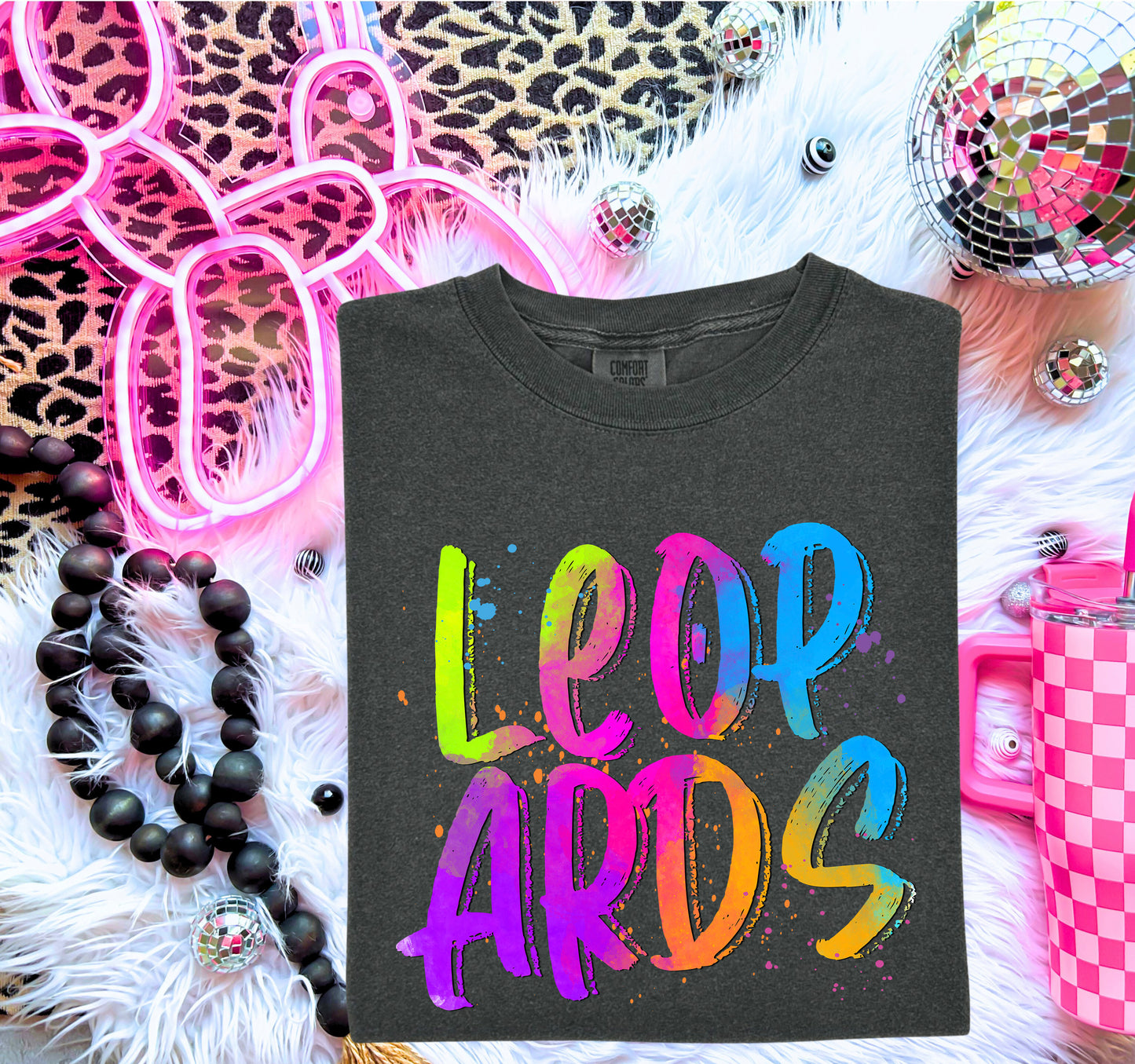 NEON MASCOTS Leopards