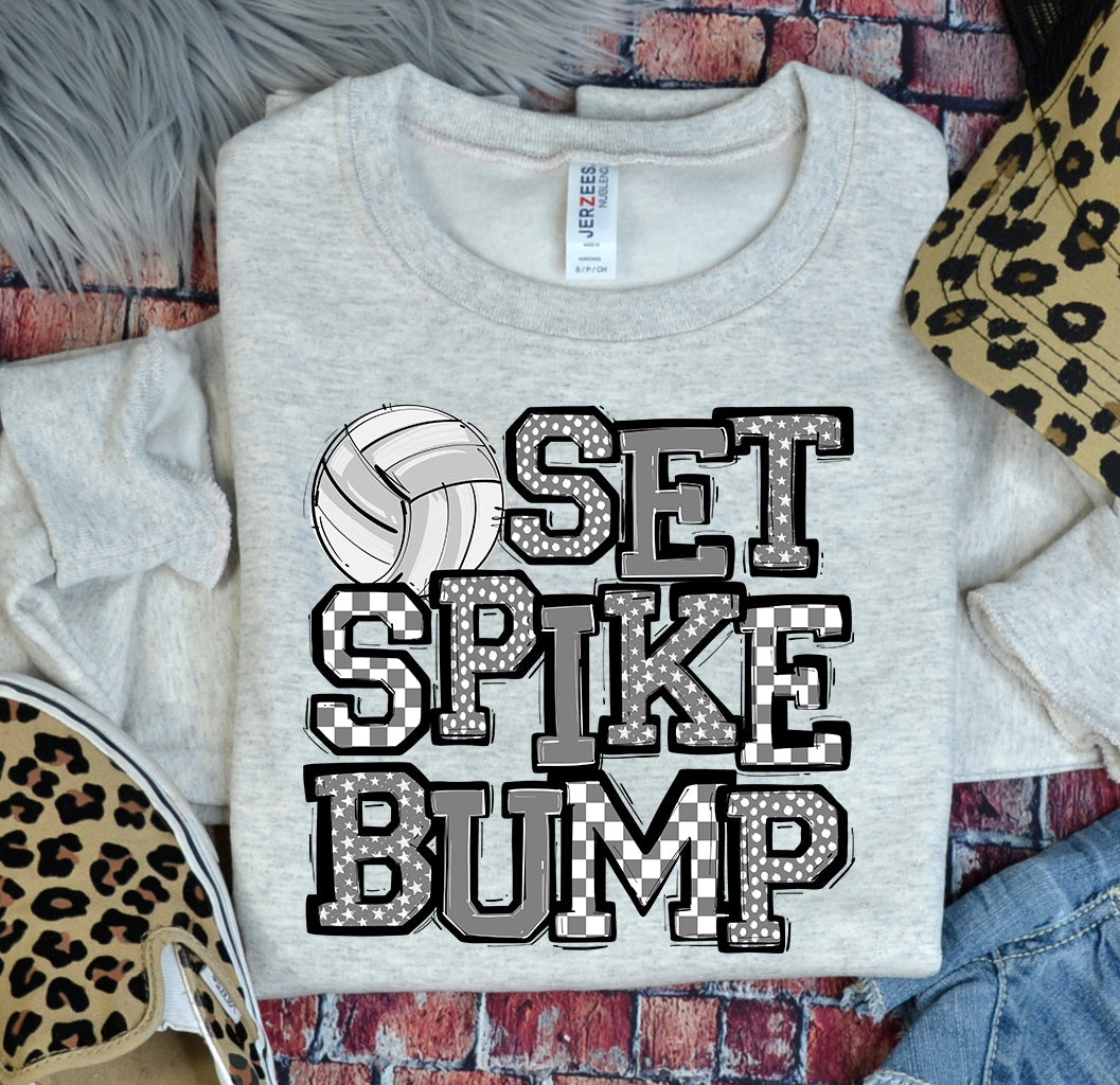 GRAY SET SPIKE BUMP